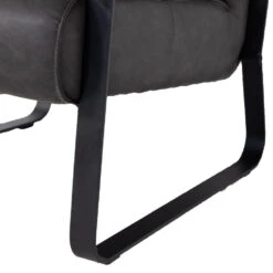 Giga Meubel Fauteuil Antraciet - PU-Leer - 62x80x82cm - Iwan -Leenbakker Winkel f9e98eaff21b4acebffa09de43e7bea0