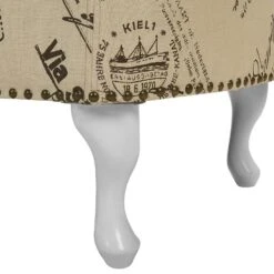 NIMES - Chaise Longue - Beige - Rechterzijde - Polyester -Leenbakker Winkel fb51584135a84602be3e055876b87f9b