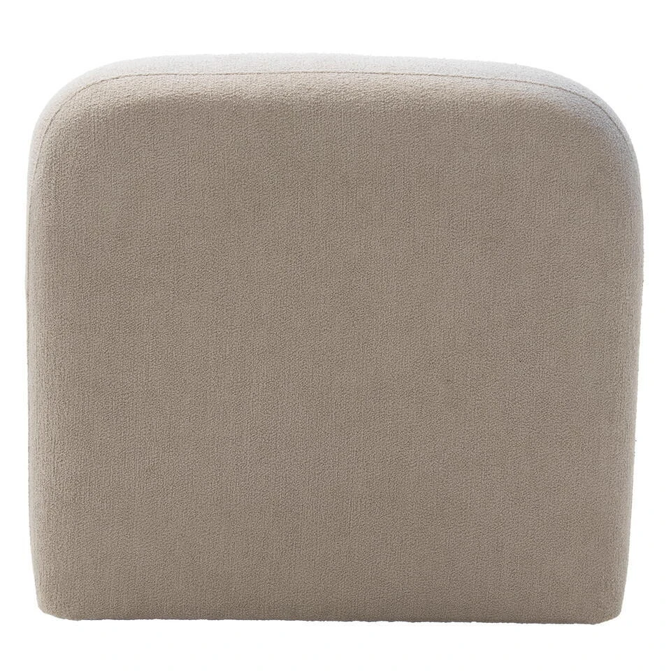 Loveseat Stof Taupe - Zitbreedte 76cm - 76x106x75cm - Mary 6 Loveseat Stof Taupe - Zitbreedte 76cm - 76x106x75cm - Mary - Afbeelding 6