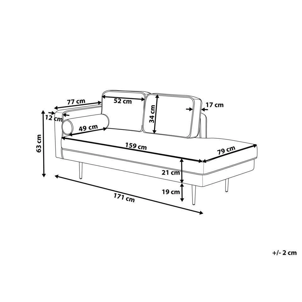 MIRAMAS - Chaise Longue - Smaragdgroen - Linkerzijde - Fluweel 3 MIRAMAS - Chaise Longue - Smaragdgroen - Linkerzijde - Fluweel - Afbeelding 3