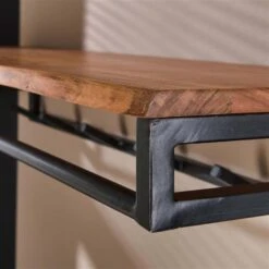 Hoyz - Kapstok Custom - 6 Haken - Hoedenplank - Acaciahout -Leenbakker Winkel fd654e18c92f46d69154a0d882399cd9