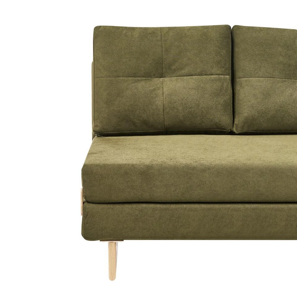 JERSLEV - 2-zits Slaapbank - Groen - Stof 9 JERSLEV - 2-zits Slaapbank - Groen - Stof - Afbeelding 9