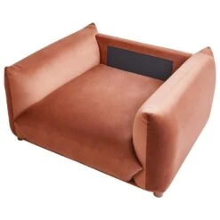 LUVOS - Fauteuil - Goudbruin - Fluweel -Leenbakker Winkel fe5349816be5495999ce4c84941a31e6