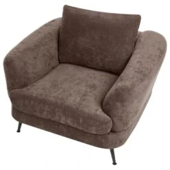 KJAER - Fauteuil - Donkerbruin - Chenille -Leenbakker Winkel fe9fa745e32d4867a3b8d96ea906def6