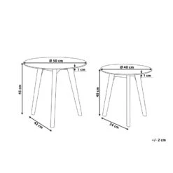 Beliani Bijzettafel MISSOURI - Transparant Glas -Leenbakker Winkel ff5956ebaa8346b8a7e8875b3268d101