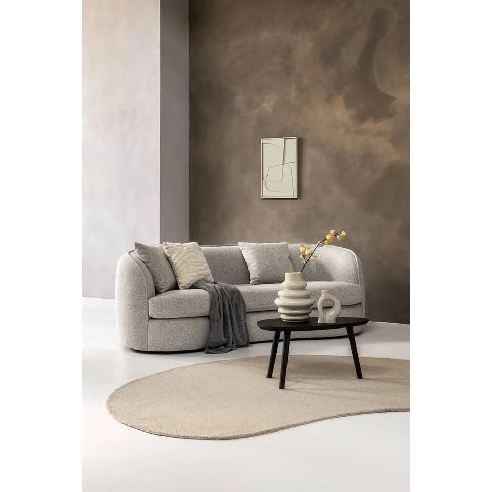 Bank Enzio 3,5-zits - Greige 2 Bank Enzio 3,5-zits - Greige - Afbeelding 2