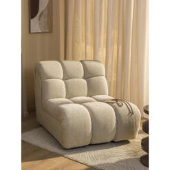 Draaifauteuil Beau - Stof Raven - Beige -Leenbakker Winkel sf 10201311 2