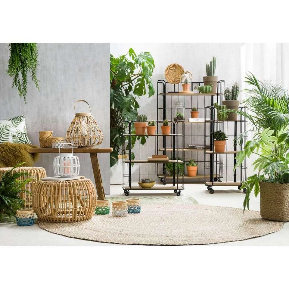 Bank Bruce - Naturel - 50x120x25 Cm 2 Bank Bruce - Naturel - 50x120x25 Cm - Afbeelding 2