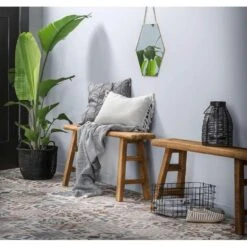 Bank Bruce - Naturel - 50x120x25 Cm 5 Bank Bruce - Naturel - 50x120x25 Cm -Leenbakker Winkel sf 11990880 9051